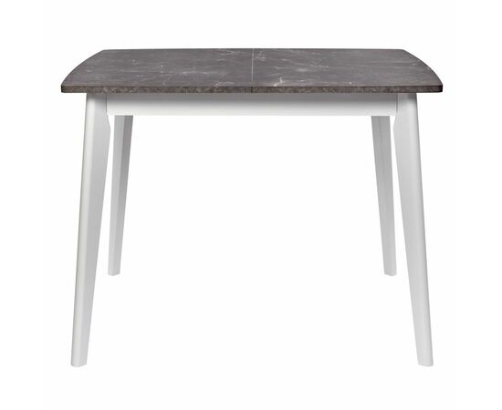 Стол Oslo раскладной 120-160x80x76см, Мрамор Сиена, белый, изображение 2 | Интернет магазин мебели и декора LifeDekor