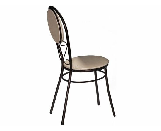 Стул «Ретро» ДП2-23, кожзам Bengal белый, каркас Арабискат, изображение 3 | Интернет магазин мебели и декора LifeDekor