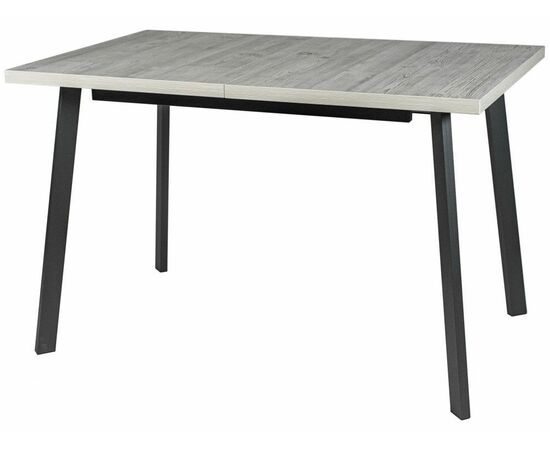 Обеденная группа (Стол Каспер и 4 стула Спайдер), ткань рогожка Графит, изображение 3 | Интернет магазин мебели и декора LifeDekor