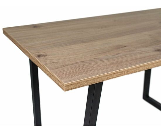 Обеденная группа (Стол Патика и 4 стула Спайдер), ткань рогожка Кэмел, изображение 5 | Интернет магазин мебели и декора LifeDekor