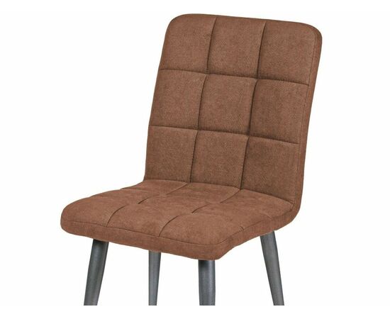 Стул ДП2-17 «Даллас», ткань «Канди Мокко», каркас металлик, изображение 6 | Интернет магазин мебели и декора LifeDekor