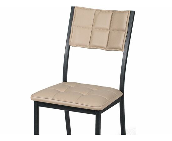 Обеденная группа (Стол Патика и 4 стула Дункан), кожзам Линкольн беж, изображение 10 | Интернет магазин мебели и декора LifeDekor