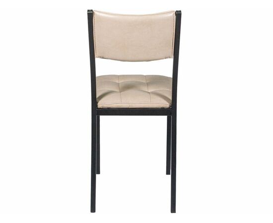 Стул Дункан ДП2-20, Pegas бежевый, каркас черный матовый, изображение 6 | Интернет магазин мебели и декора LifeDekor