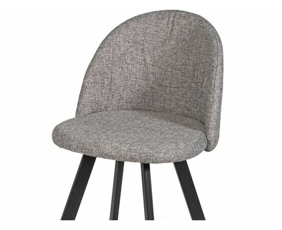 Обеденная группа (Стол Каспер и 4 стула Спайдер), ткань рогожка Графит, изображение 12 | Интернет магазин мебели и декора LifeDekor