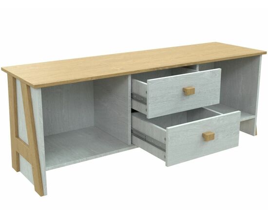 Гостиная «Скандинавия», Бетон пайн светлый/ дуб наварра, изображение 6 | Интернет магазин мебели и декора LifeDekor