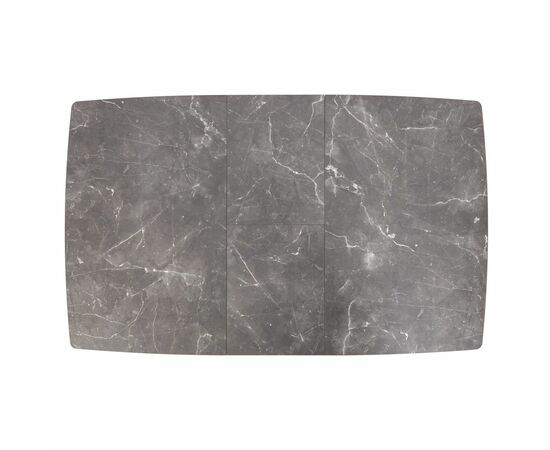 Стол Oslo раскладной 120-160x80x76см, Мрамор Сиена, белый, изображение 5 | Интернет магазин мебели и декора LifeDekor