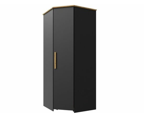 Шкаф «Скандинавия» КМК 0905.12, Антрацит/ дуб наварра | Интернет магазин мебели и декора LifeDekor