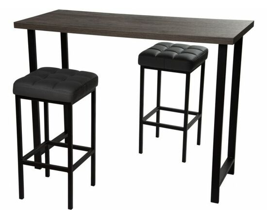 Обеденная группа (Консоль барная и 2 стула Камелот), кожзам D6 | Интернет магазин мебели и декора LifeDekor