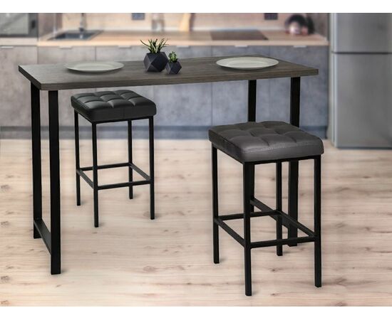 Обеденная группа (Консоль барная и 2 стула Камелот), кожзам D6, изображение 3 | Интернет магазин мебели и декора LifeDekor