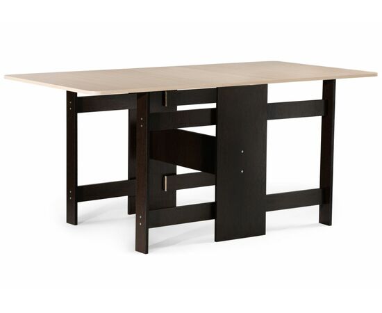 Стол деревянный Йентель венге / дуб молочный | Интернет магазин мебели и декора LifeDekor