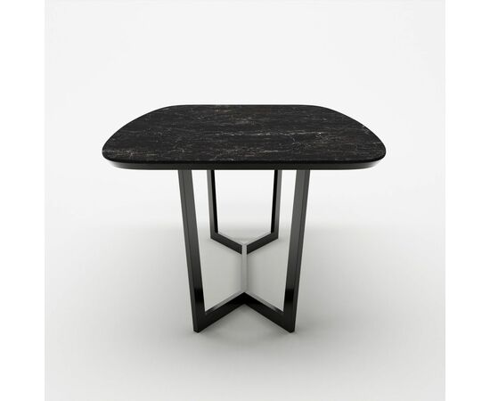 Стол овальный Mercedes 180, керамика черная, изображение 3 | Интернет магазин мебели и декора LifeDekor