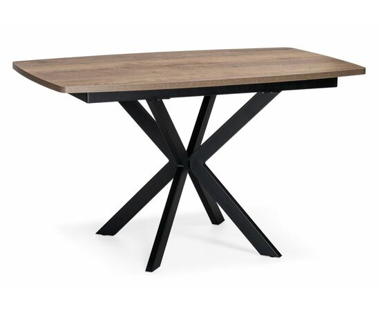 Стол деревянный Палу дуб галифакс табак / черный | Интернет магазин мебели и декора LifeDekor