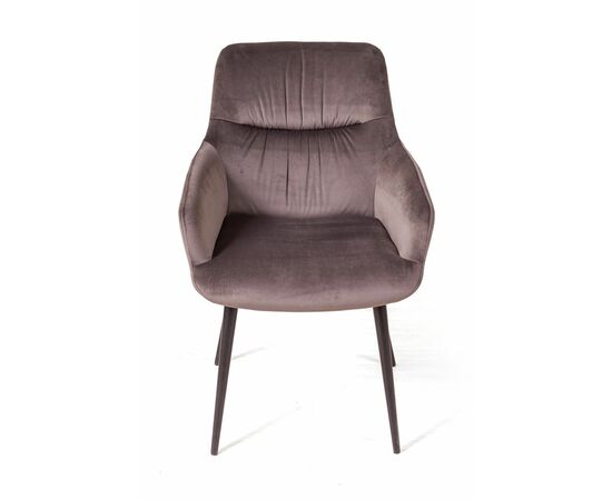 Стул Jordan, бархат пепельно-бежевый 25, опора конус, изображение 2 | Интернет магазин мебели и декора LifeDekor