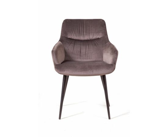 Стул Jordan, бархат пепельно-бежевый 25, опора конус, изображение 6 | Интернет магазин мебели и декора LifeDekor