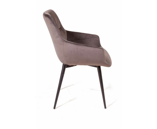 Стул Jordan, бархат пепельно-бежевый 25, опора конус, изображение 4 | Интернет магазин мебели и декора LifeDekor