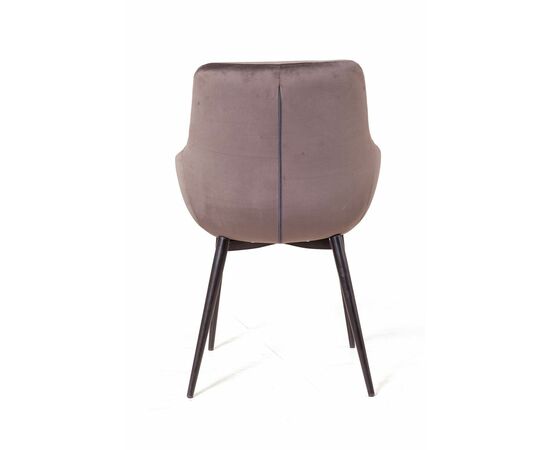 Стул Jordan, бархат пепельно-бежевый 25, опора конус, изображение 5 | Интернет магазин мебели и декора LifeDekor