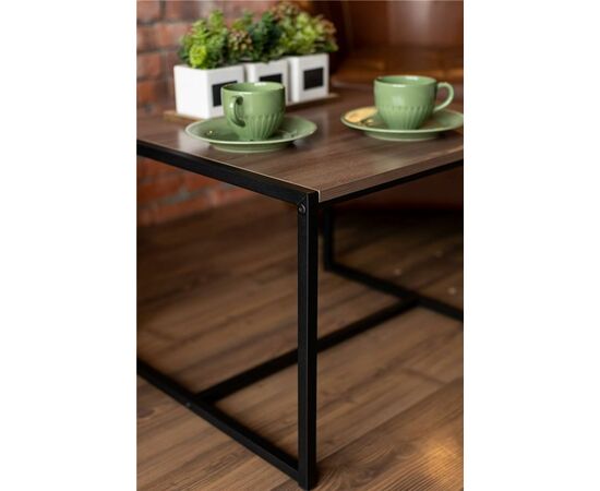 Стол журнальный "Систа"  (ясень шимо темный), изображение 5 | Интернет магазин мебели и декора LifeDekor