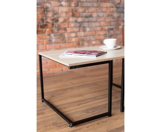 Стол журнальный "Тегра" (ясень шимо светлый), изображение 2 | Интернет магазин мебели и декора LifeDekor