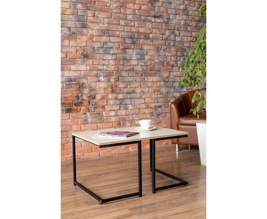 Стол журнальный "Тегра" (ясень шимо светлый), изображение 4 | Интернет магазин мебели и декора LifeDekor