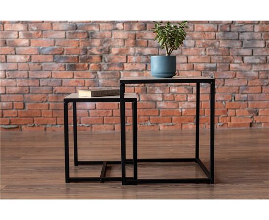 Стол журнальный "Терса" комплект (ясень шимо светлый), изображение 3 | Интернет магазин мебели и декора LifeDekor