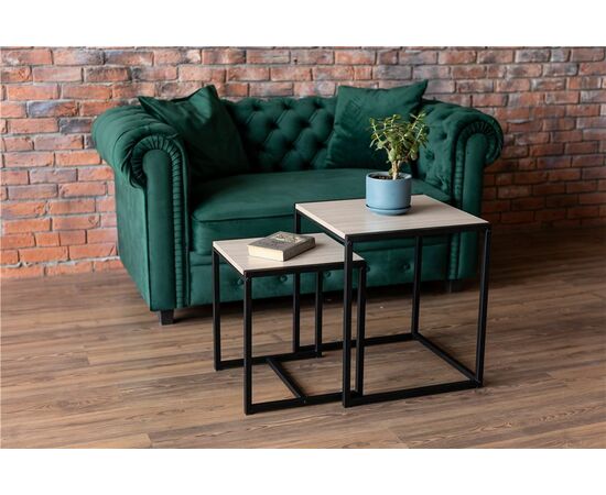 Стол журнальный "Терса" комплект (ясень шимо светлый), изображение 4 | Интернет магазин мебели и декора LifeDekor