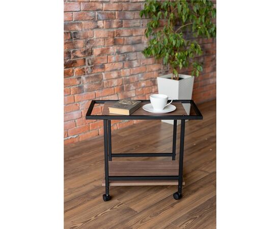 Стол сервировочный "Токай" (ясень шимо темный), изображение 3 | Интернет магазин мебели и декора LifeDekor