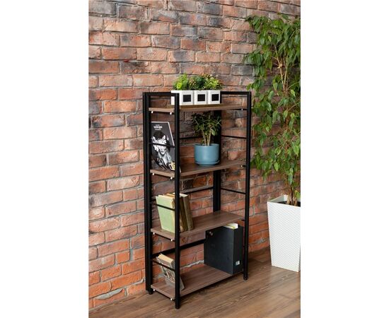 Стеллаж СЛС-1/1200 (ясень темный шимо), изображение 2 | Интернет магазин мебели и декора LifeDekor