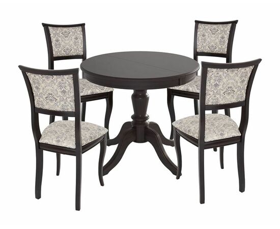 Стол Тейя (Венге/шпон дуба), изображение 3 | Интернет магазин мебели и декора LifeDekor