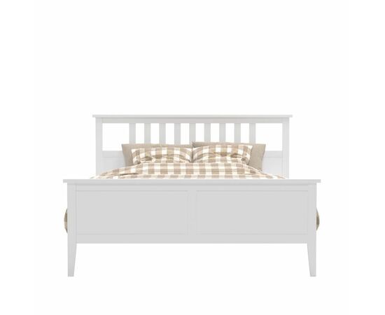 Кровать Мира с деревянным основанием на ленте (160х200 / Белый), изображение 2 | Интернет магазин мебели и декора LifeDekor