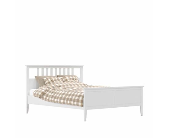 Кровать Мира с деревянным основанием на ленте (160х200 / Белый), изображение 3 | Интернет магазин мебели и декора LifeDekor