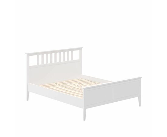 Кровать Мира с деревянным основанием на ленте (160х200 / Белый), изображение 6 | Интернет магазин мебели и декора LifeDekor