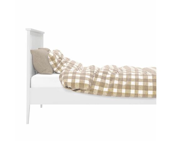 Кровать Мира с деревянным основанием на ленте (160х200 / Белый), изображение 8 | Интернет магазин мебели и декора LifeDekor