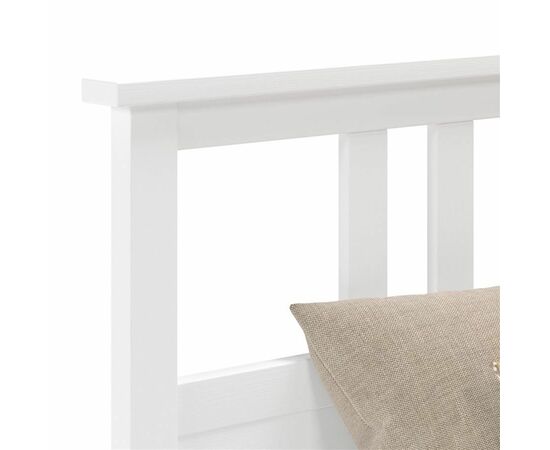 Кровать Мира с деревянным основанием на ленте (160х200 / Белый), изображение 9 | Интернет магазин мебели и декора LifeDekor