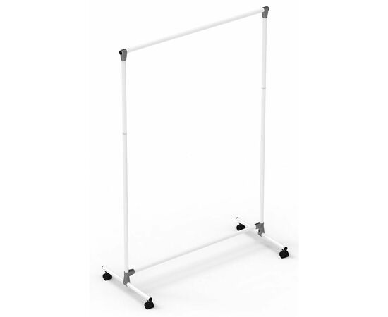 Стойка для одежды на колесах ВГР-4 (белый) | Интернет магазин мебели и декора LifeDekor