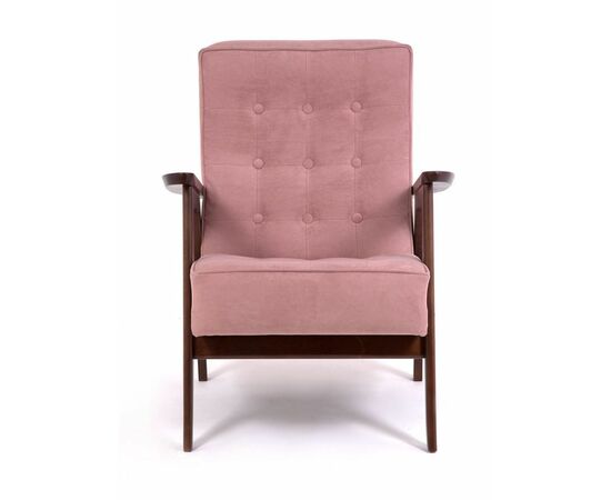 Кресло РЕТРО (темный тон / RS 12 - розовый), изображение 4 | Интернет магазин мебели и декора LifeDekor