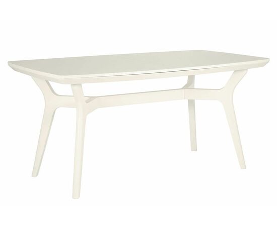 Стол Фиджи 1600(2100)х900, цвет слоновая кость | Интернет магазин мебели и декора LifeDekor