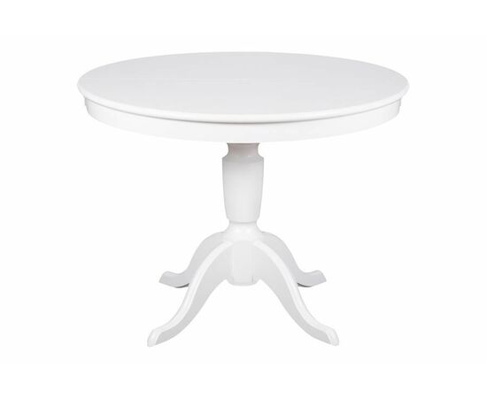 Стол обеденный круглый Амфора (102(137)х102х78 / Белый), изображение 2 | Интернет магазин мебели и декора LifeDekor
