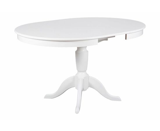 Стол обеденный круглый Амфора (102(137)х102х78 / Белый), изображение 4 | Интернет магазин мебели и декора LifeDekor