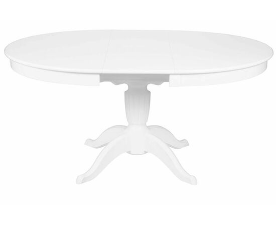 Стол круглый обеденный Амфора-Макси (125(165)х125х78 / Белый), изображение 3 | Интернет магазин мебели и декора LifeDekor