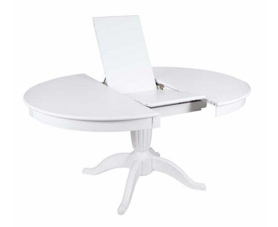 Стол круглый обеденный Амфора-Макси (125(165)х125х78 / Белый), изображение 4 | Интернет магазин мебели и декора LifeDekor