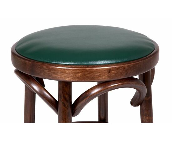 Табурет Венский мягкий (темный тон, экокожа Зеленая), изображение 2 | Интернет магазин мебели и декора LifeDekor