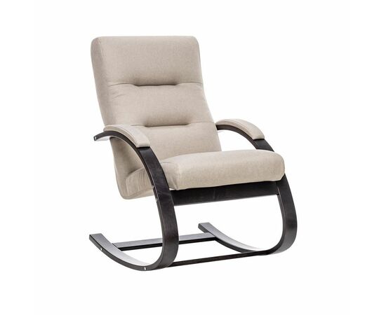 Кресло-качалка Милано  (Венге текстура/ткань Малмо 05), изображение 2 | Интернет магазин мебели и декора LifeDekor