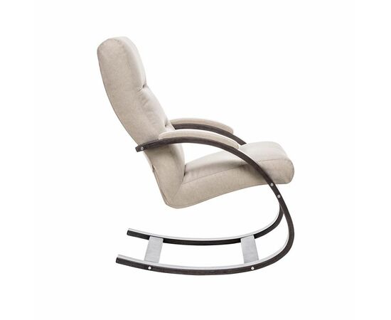 Кресло-качалка Милано  (Венге текстура/ткань Малмо 05), изображение 4 | Интернет магазин мебели и декора LifeDekor