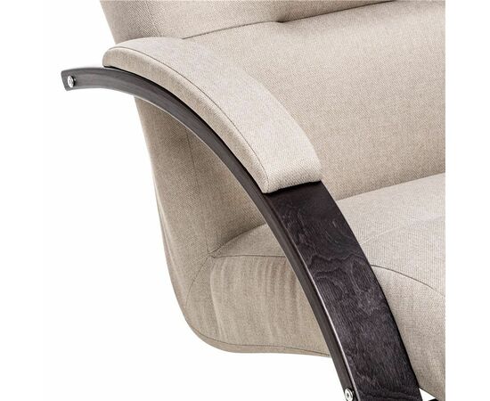 Кресло-качалка Милано  (Венге текстура/ткань Малмо 05), изображение 7 | Интернет магазин мебели и декора LifeDekor