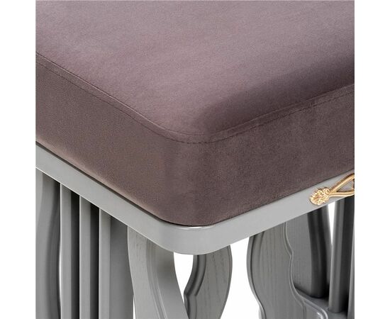 Банкетка Джульетта (Серый ясень / ткань V 19), изображение 4 | Интернет магазин мебели и декора LifeDekor