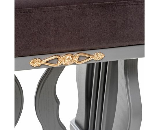 Банкетка Джульетта (Серый ясень / ткань V 19), изображение 5 | Интернет магазин мебели и декора LifeDekor