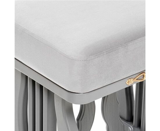 Банкетка Джульетта (Серый ясень / ткань V 51), изображение 4 | Интернет магазин мебели и декора LifeDekor