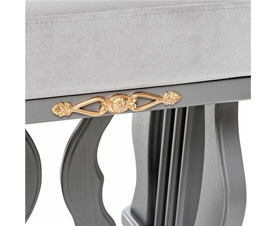 Банкетка Джульетта (Серый ясень / ткань V 51), изображение 5 | Интернет магазин мебели и декора LifeDekor