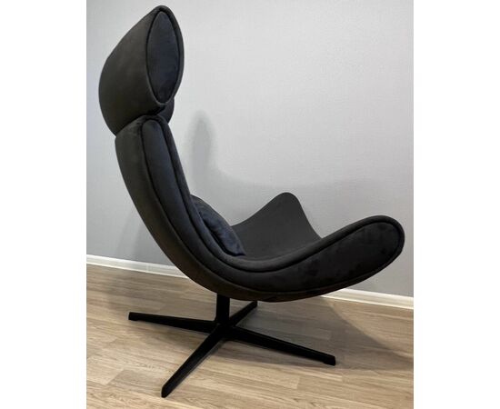 Кресло Imola с подушкой, искусственная замша графит, изображение 8 | Интернет магазин мебели и декора LifeDekor