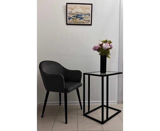 Cтул Aurora графит, изображение 3 | Интернет магазин мебели и декора LifeDekor